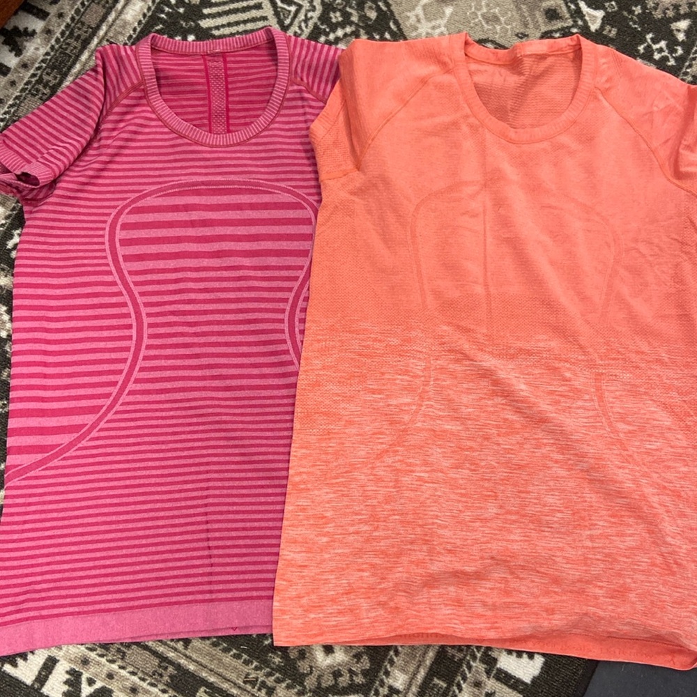 Lululemon swiftly tech workout tops size 12.